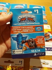 PS4 Skylanders Trap Team Pre Order Target Collectible Reservation Card