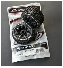 Duratrax Lockup Pre-Mounted Stadium Truck 2.2" Tires Black (2)1/16 E-Revo Summit