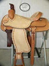 16" G.W. CRATE CUSTOM  ROPING RANCH SADDLE MADE IN BRYANT ALABAMA