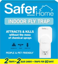 Home Indoor Plug-In Fly Trap - SH502-2SR - Effective Fruit Fly Traps for Indoors