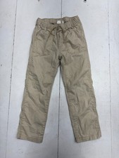 Gap Kids Beige Drawstring Straight Leg Chino Pants Boys Size Small