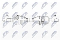NTY Antriebswelle Vorderachse U.A. FüR Hummer, Hummer