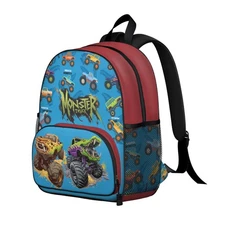 Monster Truck Backpack for Kids,Toddler Backpacks For Boys Daypack Toddler Tr...