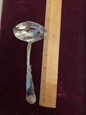Magnus Aase NORVÈGE argent motif 830S ? Louche à sauce 6 1/2" avec crochet