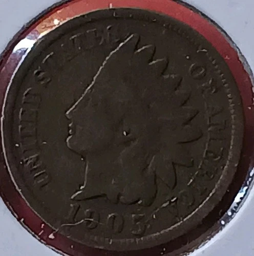 1905 Indian Head Small Cent Bronze Philadelphia Brown Business Strike