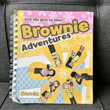 Girlguiding vintage Brownies Adventures Book Spiral Bound