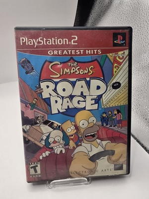 #ad #ad Simpsons Road Rage Sony PlayStation 2 No Manual $14.99