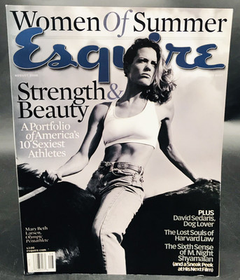 August 2000 ESQUIRE Magazine Mary Beth Larson Women of Summer Sexiest Athletes