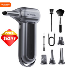 Electric Air Duster,150000 RPM Super Power Cordless Compressed Air Duster Mini B