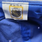 Vintage Edmonton Oilers Corduroy Hat Cap Snapback Blue NHL College Classics Rope — photo 10