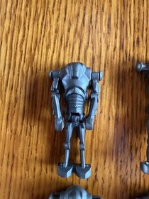 Lego Star Wars Super Battle Droid Pearl Dark Gray 4X Lot (7654) - See Photos