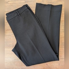 TALBOTS Pants Womens 12 Black Heritage Dress Straight Leg