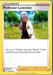Professor Laventon 162/195 Silver Tempest Uncommon Trainer Card