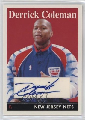 2008-09 Topps 1958-59 Variations Auto Derrick Coleman #188 Auto 2k3