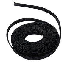 3/8" 50 FT Black Expandable Wire Cable Sleeving Sheathing Braided Loom Tubing