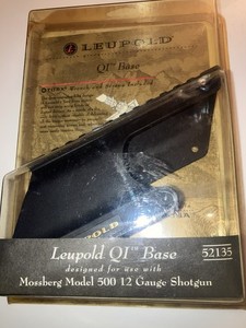 Leupold QI Base No 52135 for Mossberg 500 12 Gauge Shotgun Scope Base.