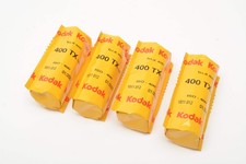 4X rolls Kodak Tri-X 400 ASA 120 B W Film - Expired, Cold Stored