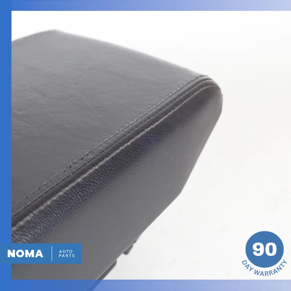 97-06 Jaguar X100 XK8 XKR Leather Center Console Arm Rest Lid w/ Trim Black OEM - Image 2 of 4