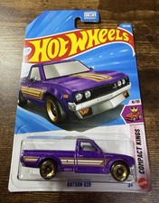 2026 Hot Wheels Purple Datsun 620 Pickup Truck Hw Compact Kings 128 Ships Fast