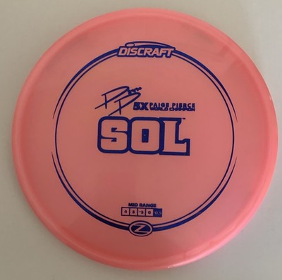 Discraft Z Line Paige Pierce Sol Pink with Blue foil 169 grams