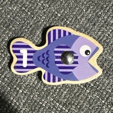 Melissa  Doug Catch  Release Magnetic Counting Game Replacement Purple 1 Fish