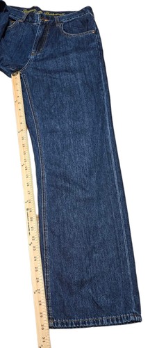Pantalones de mezclilla Tommy Bahama calce clásico lavado oscuro tiro medio para hombre 33x30 clásicos informales - Imagen 8 de 12