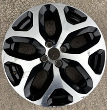 * 17" GENUINE RENAULT CAPTUR  ALLOY WHEEL RIM 6.5J ET40 403005152R BLACK DIAMOND