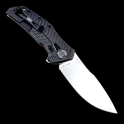 Zero Tolerance ZT0308 Flipper 20cv steel FolderZT 0308 Black n Silver Ano NEW