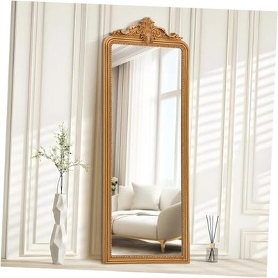 Vintage Full Length Mirror: 21''x56'' Baroque Gold 56''L x 21''W Vintage Gold