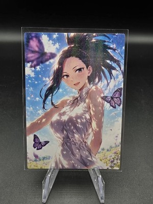 Momo Yaoyorozu MHA Holographic  Anime Collectible Trading Card