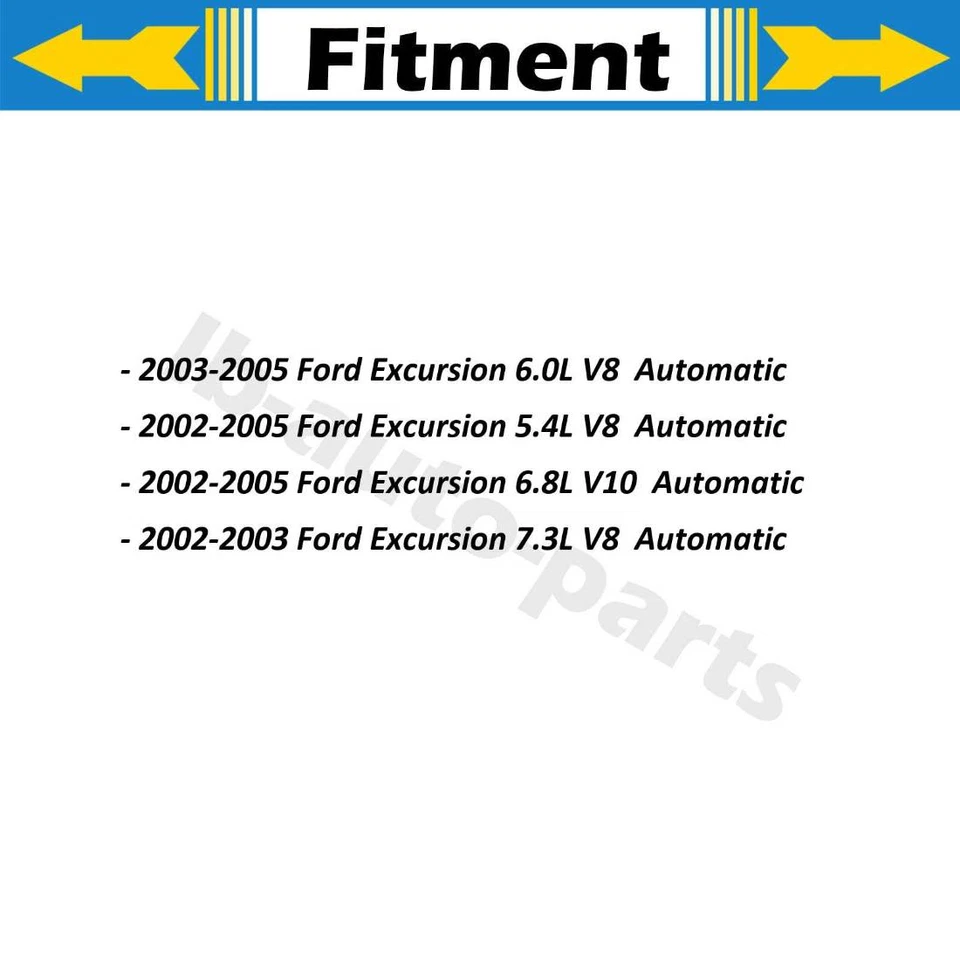 Комплект резисторов двигателя переднего вентилятора ОВК для Ford Excursion 7,3 л 2002-2003 1x - Изображение 2 из 4