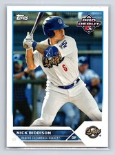 2023 Topps Pro Debut Nick Biddison #PD-176