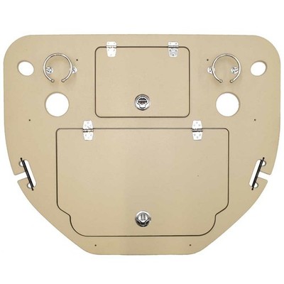 Misty Harbor Boat Fishing Station Lid | Gray Starboard 42 1/4 x 31 Inch