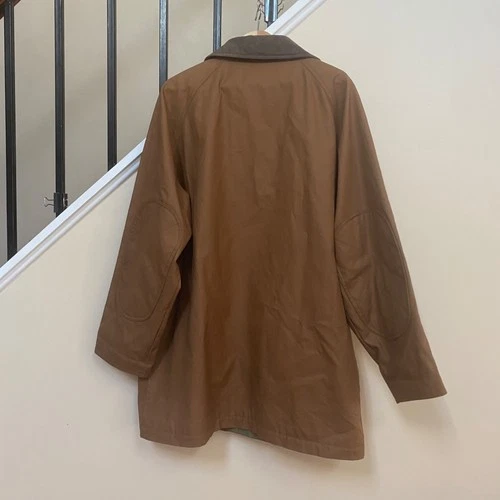 Atlantic Rancher Chore Jacket Coat Waxed Cotton Waterproof Vintage Size M image 14