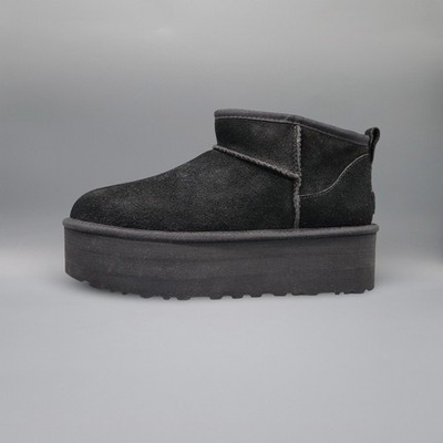 Original UGG Classic Ultra Mini Platform Black 1135092-BLK NEU