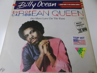 71267 - BILLY OCEAN - EUROPEAN / CARRIBBEAN QUEEN - 12'' MAXI VINYL SINGLE, CLEAR