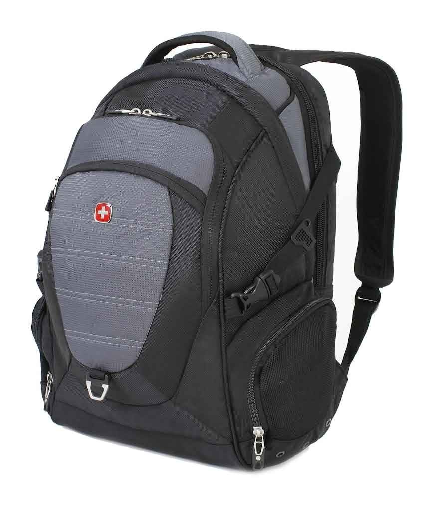 Black Large Multi Compartment Travel School Bag
