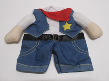 BLUE DOG COWBOY COSTUME OUTFIT CLOTHING SIZE SMALL BIN 