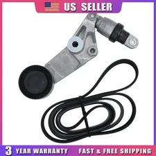 2x Serpentine Belt & Tensioner Assembly for Toyota Corolla Matrix Celica 1.8L L4