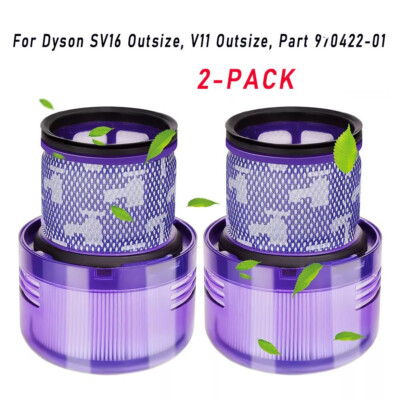 2 Filter Replacements for Dyson SV16 Outsize, V11 Outsize Vacuums Part 970422-01