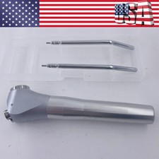 Dental 3 Way Air Water Syringe 2 Nozzles Triple Way Spray Handpiece