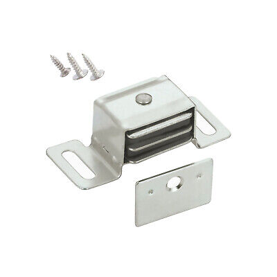 4.4 lbs. Magnetic Catch, White (1-Pack) 4.4 lbs. Magnetic Catch, White (1-Pack)