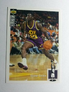 1994 Upper Deck Collector's Choice Basketball Tyrone Corbin #138
