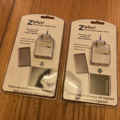IGNITEAVANT 他シャフト２本セット【USED】 2 Pack) Z-Plus Extreme Butane Twin Flame Torch Lighter Insert