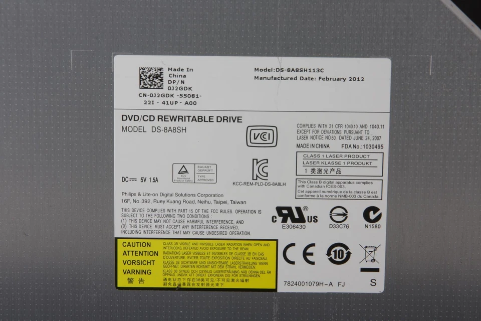 Dell Optiplex 990 USFF Hard Drive & Optical Caddy Cage TrayW/ DVD G727T.SK183547 - Image 3 of 4