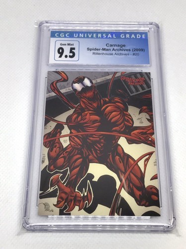 2009 Marvel Rittenhouse Spider-Man Archives #20 CARNAGE GRADED GEM MINT CGC 9.5