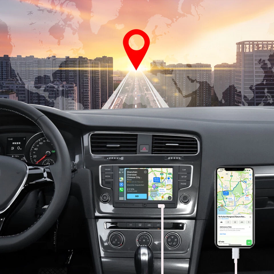 AndroidAuto Carplay Noname 5GD035280B Autoradio für VW Passat B8 Golf 7 7.5 GTR - Bild 3 von 4