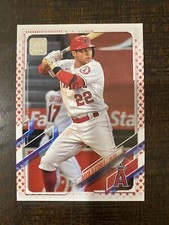 2021 Topps David Fletcher Independence Day Variation SP ANGELS /76 Mint!