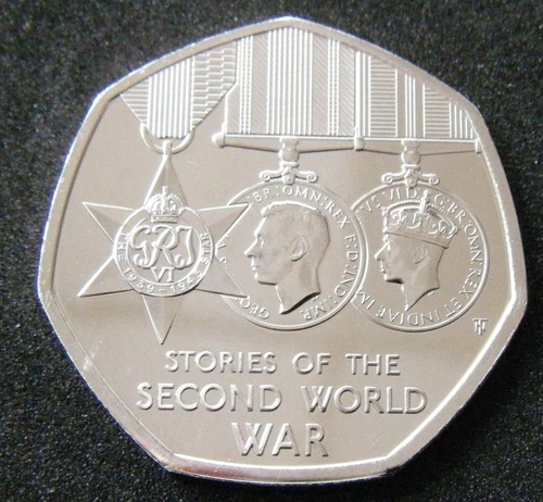 2025 UK 50 Pence — photo from another recent sale