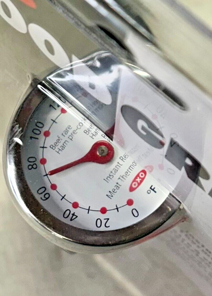 OXO Good Grips Large Instant Read Meat Thermometer with Clear Easy-Read Numbers Brand New